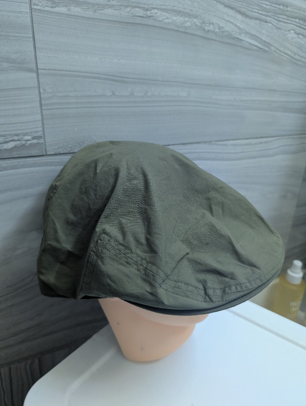 BARBOUR Olive Flat Transport Hat - Picture 6 of 16